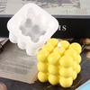 Molde de silicona para tarta Fontox con forma de cubo de Rubik, vela de aromaterapia con forma de cubo de Rubik, molde de silicona de yeso para piedra estomacal