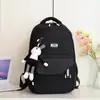 Mochila Casual de Color Sólido Fresca y Elegante para Tutoría 2026 Nueva de Gran Capacidad Bolsa para Computadora Moda Coreana