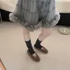 Vibe Relaxada Estilo Coreano~ Meias Básicas Versáteis Finas para Primavera e Verão, Meias Meio-Dedo Estilo Ballet, Estilo Ins
