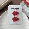 Nuevo Clip para el Cabello de Cobertura Total con Estrella de Lentejuelas Rojas de Año Nuevo para Niños con Brillo Fino Lazo Festivo para el Cabello de Niñas Accesorio para el Cabello