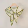 Chal Estilo Pintura al Óleo con Colgante de Perla, Chal Pequeño para Hombros para Mujer, Cuello Falso Decorativo de Anacardo de Alta Gama, Chaleco para Habitación con Aire Acondicionado