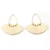 Pendientes de Aro Metálico con Borla de Abanico de Colores Accesorios para el Cabello Accesorios Colgantes Hechos a Mano DIY Colgante para Llave Colgante Pequeño