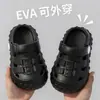 Zuecos de Verano para Niños y Niñas, Sandalias Cerradas Transpirables Antideslizantes de Suela Suave para Bebés, Zapatos de Playa y Agua