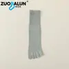 Calcetines Zobaren de Cinco Dedos Algodón Puro Absorbentes de Sudor Sin Costuras de Dedos Divididos Antibacterianos Desodorantes Calcetines Largos para Dedos Todo Algodón Media Pantorrilla Calcetines para Mujer