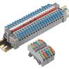 Bloque de Terminales de Conexión Rápida Cmk-420 2.5mm Una Entrada y Múltiples Salidas Bloque de Terminales para Riel Guía Cableado de Derivación Compacto