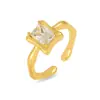 Anillos para Mujer, Estilo Europeo y Americano, Anillos de Circonita de Gama Alta, Diseño de Nicho, Lujo Ligero, Estilo de Celebridad de Internet, Anillos Abiertos para Dedo Índice
