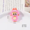 Labubu Desenho Animado DIY Acessórios de Resina Grampo de Cabelo de Creme Capa de Celular Chaveiro Furo Decorativo Fivela de Sapato Pacote de Material