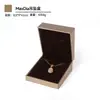 Precio Especial por Tiempo Limitado Joyero en Stock con Colgante de Logo Caja para Anillo Pulsera Empaque de Joyería con Forma Especial Acolchado