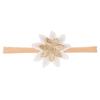 Diadema Elástica Sin Costuras para Bebé, Diadema con Lazo y Flor para Recién Nacido, Accesorio para el Cabello para Sesión de Fotos de Primer Mes de Bebé
