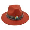 Ebay Sombrero de Copa Estilo Étnico Decoración de Gema Sombrero de Jazz Sombrero de Fieltro para Hombre y Mujer Sombrero de Felpa Mongol Sombrero Fedola Moderno