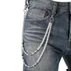 Accesorios de Cadena para la Cintura de Hip-Hop Literario Transfronterizos Europeos y Americanos Cadena Corporal con Perlas de Vidrio Cadena para Jeans Cadena de Amistad para Niñas