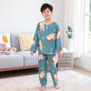Pijama Infantil Verão Menina Menino Algodão Seda Pijama Menino Bebê Manga Longa Verão Fino Ar Condicionado Conjunto