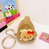 Bolso de Pecho Dulce para Niñas de las Flores Dibujo Animado Lindo Muñeco Tridimensional Bolso Cruzado de Pecho para Bebé Nuevo Bolso Infantil Directo de Fábrica