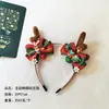 Nuevo Pasador de Navidad con Lazo para Niños, Bola Blanca para el Cabello, Papá Noel, Alce, Campana, Pasador, Adorno para el Cabello de Fiesta para Mujeres