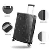 Funda protectora para maleta de 30 hilos engrosada resistente al desgaste impermeable y a las manchas funda para maleta de estudio en el extranjero funda transparente para maleta de ruedas