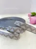 1,7cm Estilo Étnico Fita de Minoria Étnica Acessórios para Roupa de Performance Hanfu Adorno de Cabeça Grampo de Cabelo Bolsa Festiva Roupa