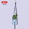 Bolsa de Rede para Vaso de Flores Artesanal Corda para Pendurar Armazenamento Suporte para Vaso de Flores Bolsa de Rede Suspensa Interna e Externa Corda de Algodão Cesta Suspensa para Vaso de Flores