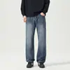 Ropa de Hombre Xintang / Otoño 2026 Nuevo Estilo Americano Rectos Sueltos High Street Pierna Ancha Versátiles Jeans Retro Pantalones Largos