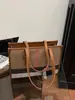Bolsa de Ombro Feminina Grande Capacidade Estilo Coreano 2026 Novo Modelo Bolsa de Mão Simples Listrada Vertical Casual Sacola Tote Moda
