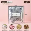 Bolsas Antibacterianas de Papel de Aluminio para Conservación de Alimentos, Bolsas Selladas para Almacenamiento en Refrigerador, Se Pueden Congelar y Dividir para Almacenamiento en Casa