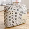 Bolsa de almacenamiento para edredón bolsa de almacenamiento embalaje equipaje a prueba de humedad organizando edredón bolsa para mudanza impermeable edredón de algodón hogar gran capacidad