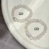 Pulsera de Plata de Ley S925 Ojo de Gato Cepillado Cristal Rosa Natural Diamante Completo Perla Shijia para Mujer Joyería de Mano Elegante de Lujo Accesible