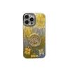 Tocadiscos Estéreo Rico Adecuado para Funda de Teléfono Móvil Apple 16Pro 15P Creativo 14 Nuevo 13/12/11 Agujero Fino Hilo de Pluma