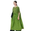 Roupas Femininas Plus Size 2026 Verão Novo Manga Curta Tendência Europeia e Americana Vestido de Comprimento Médio Estilo de Rua Solto Emagrecimento 68856