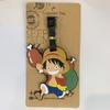 Anime japonés One Piece etiqueta de embarque para equipaje Luffy Sauron Joba adornos de identificación para bolsa de equipaje etiqueta pequeña