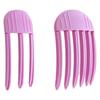 Peine de Plástico para el Viento Artefacto para la Parte Superior del Cráneo Estilo Coreano Viento Cabello Cabello Esponjoso Rizador de Raíz de Cabello Peinado Perezoso 3 Dientes 6 Dientes