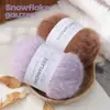 Fio Floco de Neve Floco de Neve Lã Longa Misturada Fio Bola de Neve Alternativa Bola de Fio Cachecol Chapéu DIY Atacado