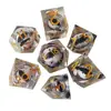 Dados de Resina Longan para D&D Producto Más Vendido en Amazon Grupo de Corredores Coc Cápsulas D20-D47
