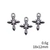 18X12mm 0.6g Multicolor Materiales para Joyería DIY Colgante de Cruz Estrella Más Vendido