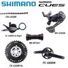 SHIMANO CUES U4000 cuatro piezas U4000 seis piezas coche de ciudad para desplazamientos kit de transmisión 1x9 velocidades