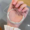 Pulsera de la Misma Flor de Gold Store para Mujer, Pulsera de Hielo Triturado, Accesorios Bañados en Oro 999 de Oro Método Antiguo para Niñas, Sensación de Alta Gama