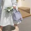 2026 Nuevo Diseño de Nicho Bolso Tejido Moda Versátil Bolso de Hombro Cruzado Bolso Cubo Bolso Casual