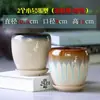 Vaso de Flores Cerâmica Tamanho Grande Doméstico com Prato Personalidade Simples Formato de Ovo Plantas Verdes Jiboia Planta Aranha Pequena Suculenta Vaso de Flores Preço Especial