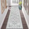 Alfombra de Pasillo Estilo Persa Transfronteriza, Resistente a Manchas y Fácil de Mantener, Alfombra Lavable Larga de Imitación Cachemir, Soporta Venta al por Mayor