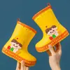Botas de lluvia creativas DIY para niños niñas niños nuevo jardín de infantes bebé zapatos impermeables botas de lluvia antideslizantes para niños