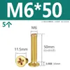 M2M2.5M3M4M5M6M8M10 Tornillos para Máquina de Latón Phillips Cabeza Avellanada Tornillos de Cabeza Plana de Cobre Tornillos Pequeños Antióxido