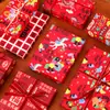 6 Piezas de Papel de Regalo Estilo Chino de Año Nuevo, Creativo Festivo Retro Festival de Primavera Regalos, Papel Material de Papel para Envolver Regalos de Cumpleaños
