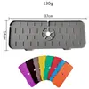 Almofada de Silicone Cozinha Banheiro Lavatório Bacia para Legumes Tapete Dreno para Torneira Almofada de Silicone Anti-respingo para Torneira
