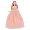 2025 nueva muñeca Bobby de 30 cm vestido de novia todo incluido casa de moda cola de princesa vestido grande comercio exterior