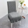 Funda de silla universal para cuatro estaciones para uso en el hogar, respaldo antideslizante todo en uno, funda de silla de comedor integrada, elástica y engrosada