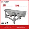 Tela de peneiramento para pó de pedra aço inoxidável tela vibratória linear fabricantes máquina de tela vibratória para farelo de trigo