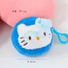Monedero de Felpa Lindo de Dibujos Animados, Estuche para Auriculares de Muñeca 3D Femenino, Bolsa Portátil con Cremallera para Guardar Monedas al por Mayor