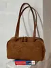Bolso de Ante Peludo para Debajo del Brazo para Mujer 2026 Nuevo de Moda Otoño Retro Milanés de Hombro Único Gran Capacidad Bolso para el Trabajo