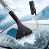 Nuevo cepillo para nieve, pala para nieve, multifuncional, para vidrio de automóvil, pala para nieve, desmontable para invierno, pala para descongelar y descongelar camiones