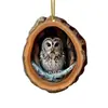 Decoraciones Navideñas de Erizo y Mapache Transfronterizas Adornos para Árbol de Navidad Adornos Pequeños Acrílicos Impresos Planos 2D