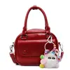 Bolso de Mano de Alta Gama Coreano Bolso Boston Moda Femenina Versátil Primavera/Verano 2026 Bolso Hombro Cruzado Bowling